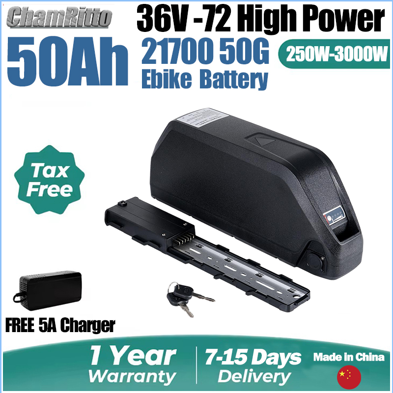 60V 50Ah Electric Scooter Battery - Batería para Bicicleta Eléctrica 48V 30AH