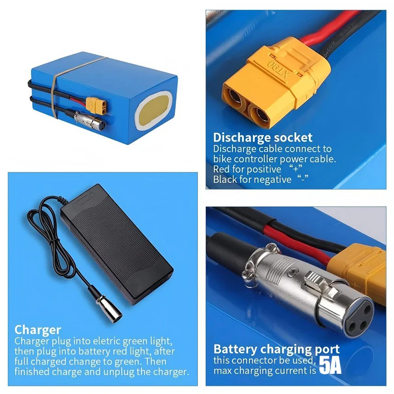 Batería de bicicleta eléctrica - 60V 50Ah Electric Scooter Battery reseña y precio